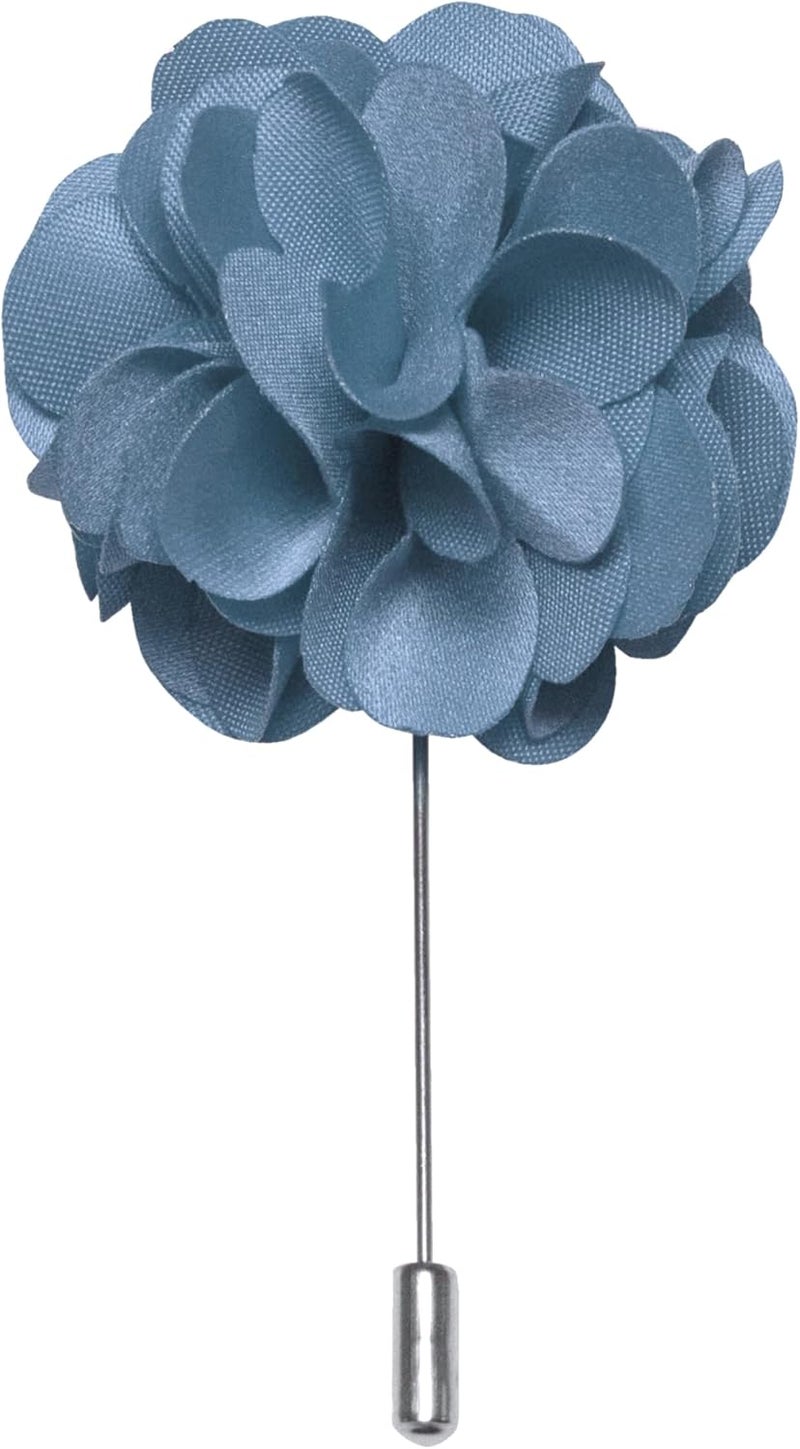 RBOCOTT Solid Color Tie and Pocket Square Hankerchief with Lapel Pin Set for Men - Image 3
